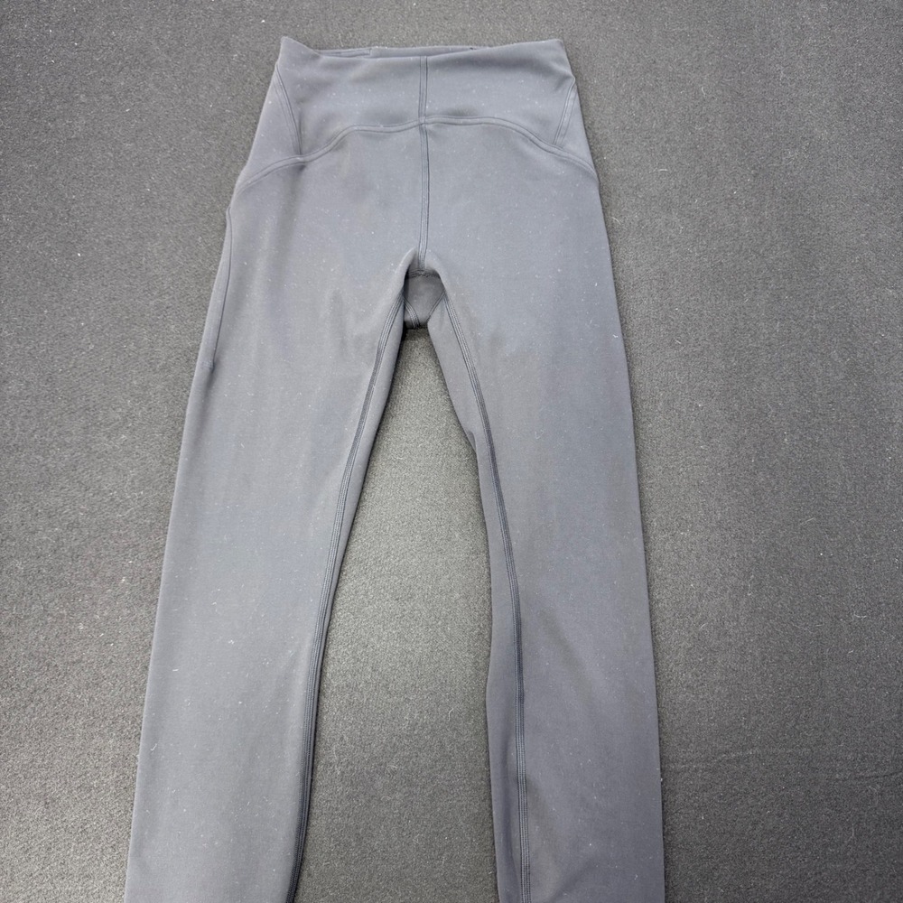 Lululemon High Rise Leggings with Pockets Black Size 4 25 Inch Inseam